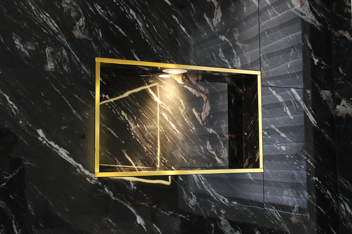 Tile installation: a completed PRT renovation